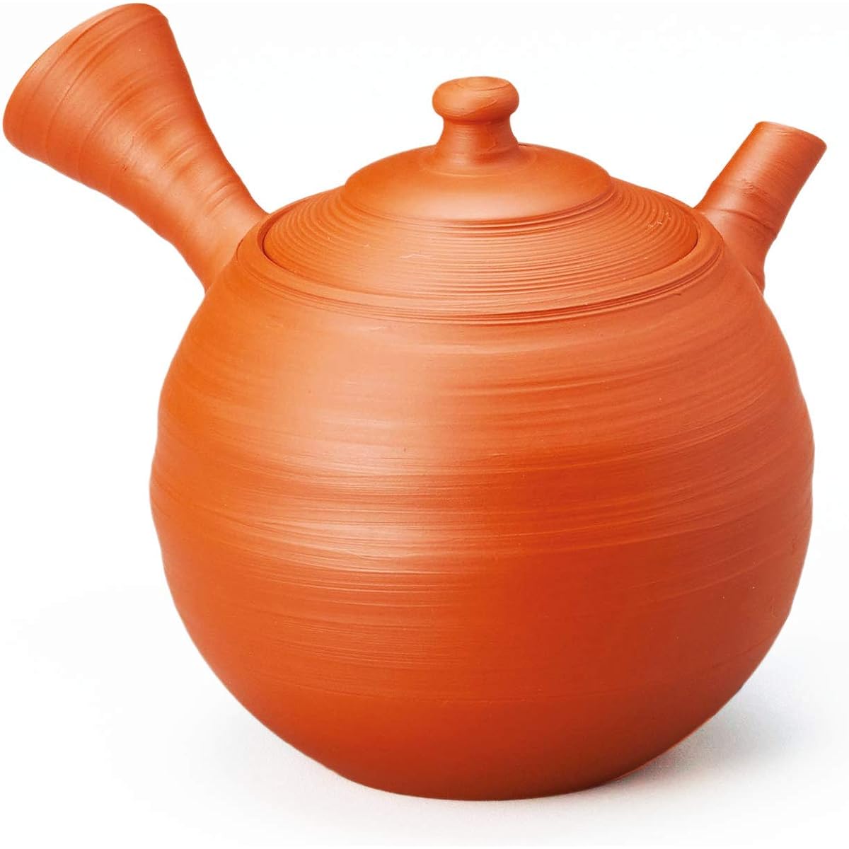 Yamakiikai Teapot Brown 220cc Fugetsu Maru Shape Muscle Teapot L29