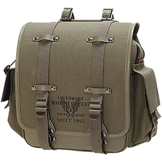 DEGNER Military Taste Nylon Saddle Bag Khaki 8L NB-131