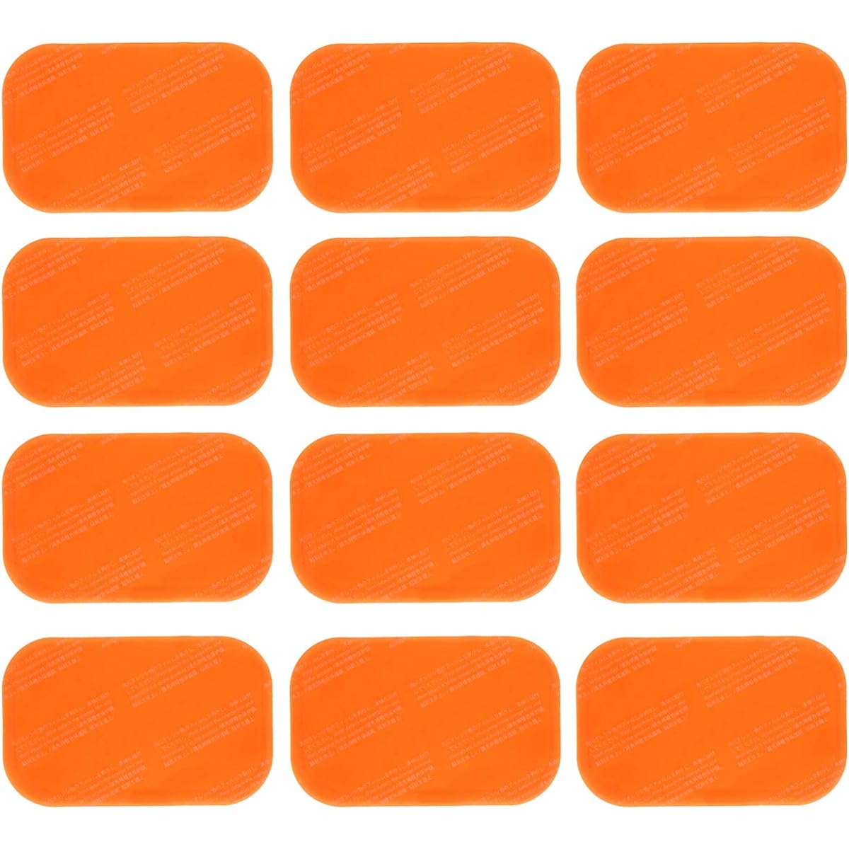 High conductivity gel sheet Replacement compatible gel sheet Adopts Japanese gel EMS abdominal muscle training 3 sheets x 6 bags Total 18 sheets 3 sets