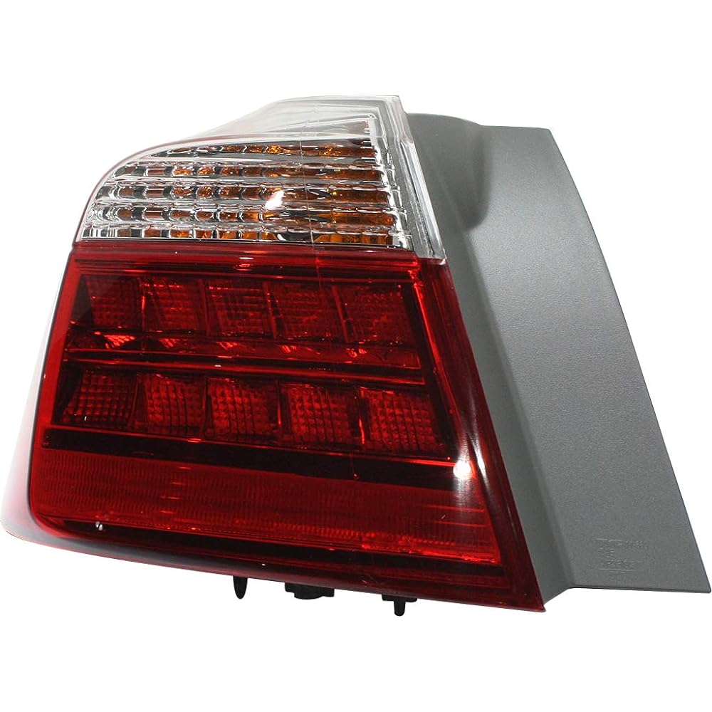 EVAN FISCHER side Outer tail light assembly 2013-2015 Compatible with Honda cord sedan with light bulb