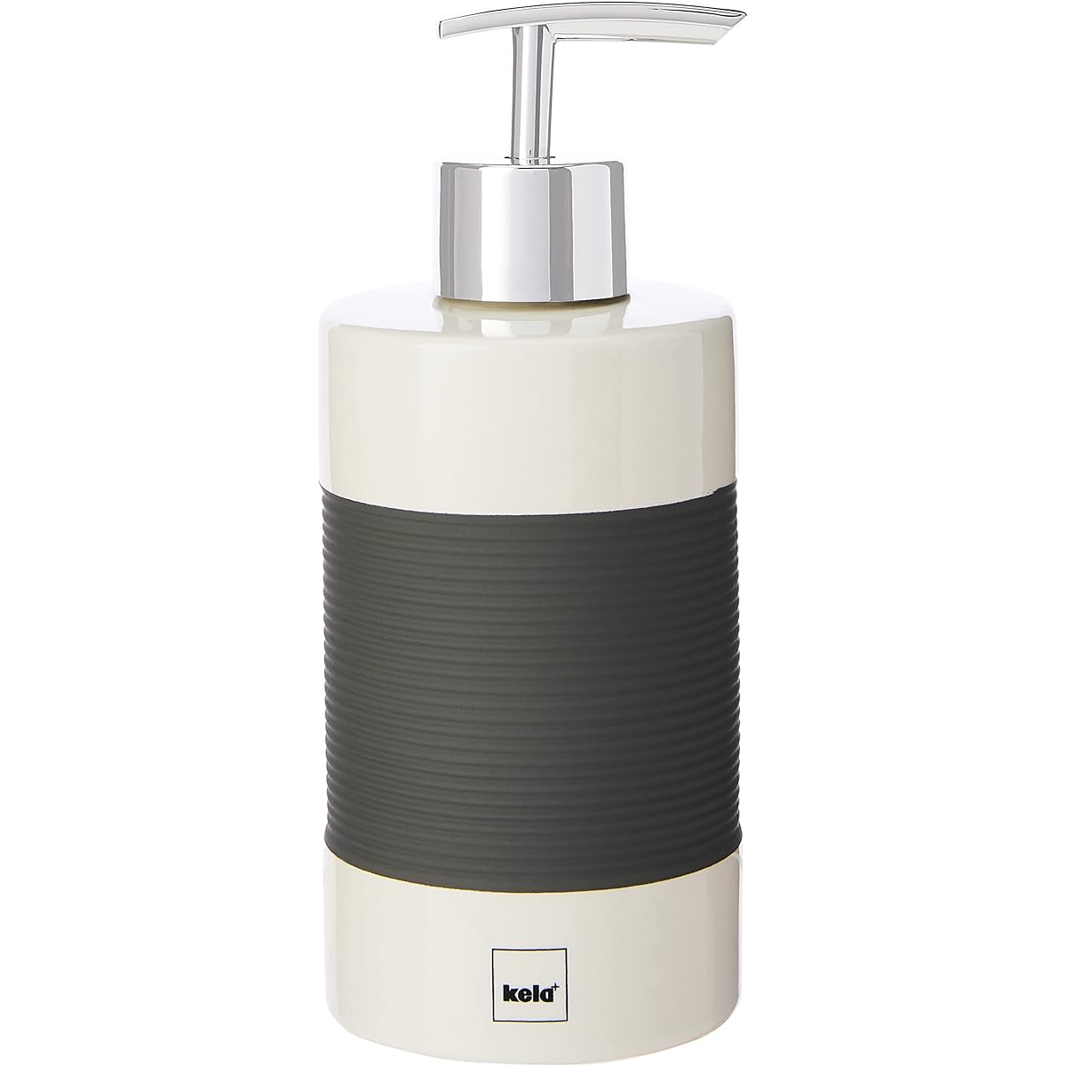 Kela Soap Dispenser Size:∅7×H17cm Gray Laletta 22437