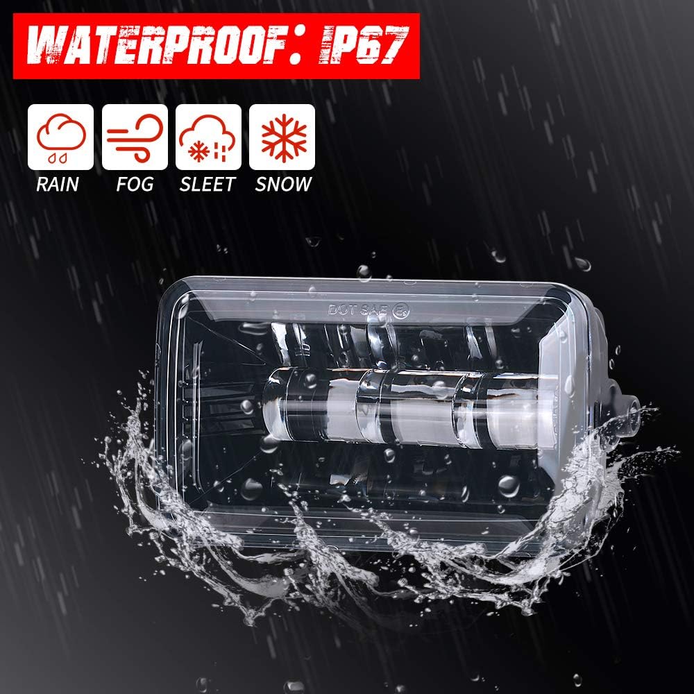 TUGWUETLWU 4 inch LED Fog Lump Ford F150 DRL 2015 2016 2017 2017 2019 2020 Super Duty League Fog Lump Ford Truck Ban Pardering Light