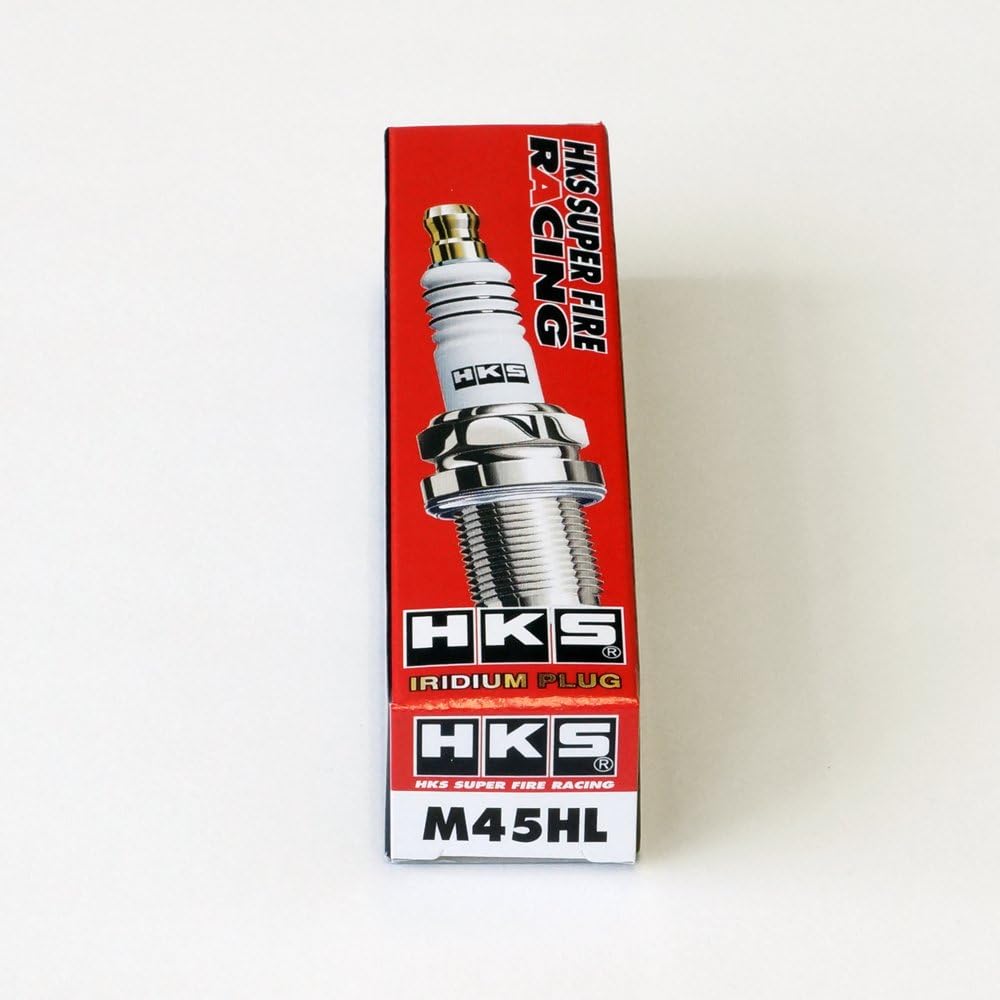 HKS 50003-M45HL Superfire Racing Plug, M45HL, HL Type, ?0.5 x 1.0 inches (12 x 26.5 mm), 0.6 inches (14 mm), Equivalent to NGK9