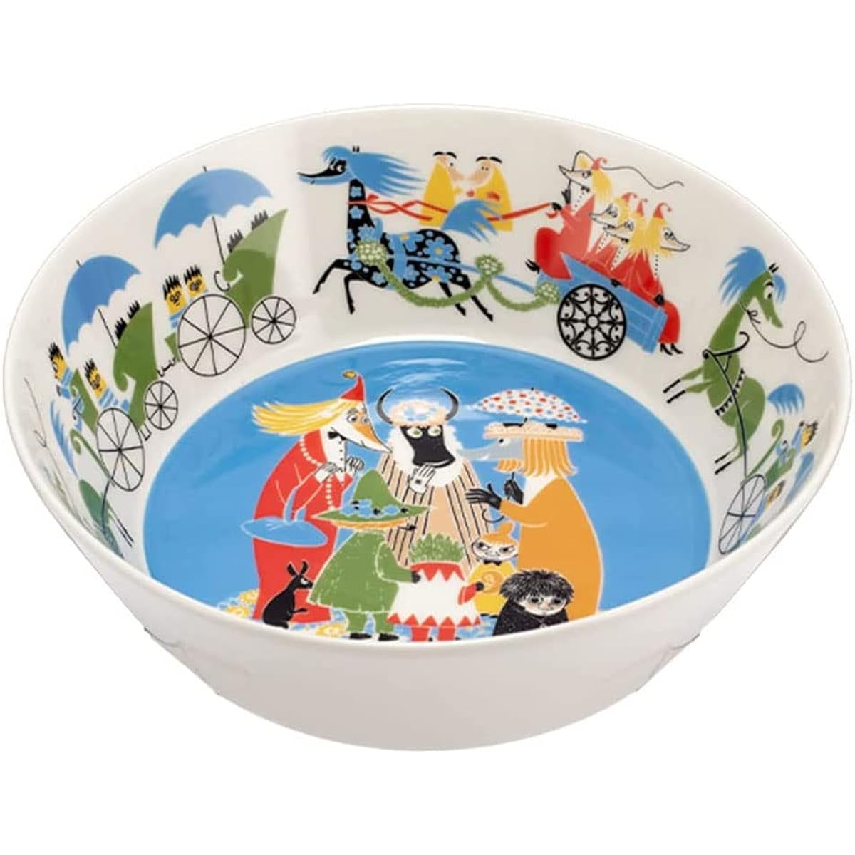 [Regular Imported Product] Moomin (Moomin by ARABIA) Serving Bowl Dish 23.5cm Friendship 1020109
