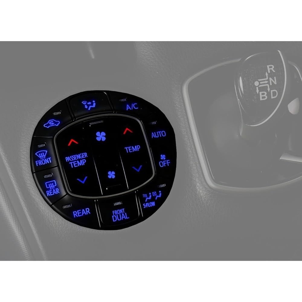 GARAX Indicator LED Color Change System 70 Noah/Voxy Air Conditioner Panel Clear LC-NV7-EW