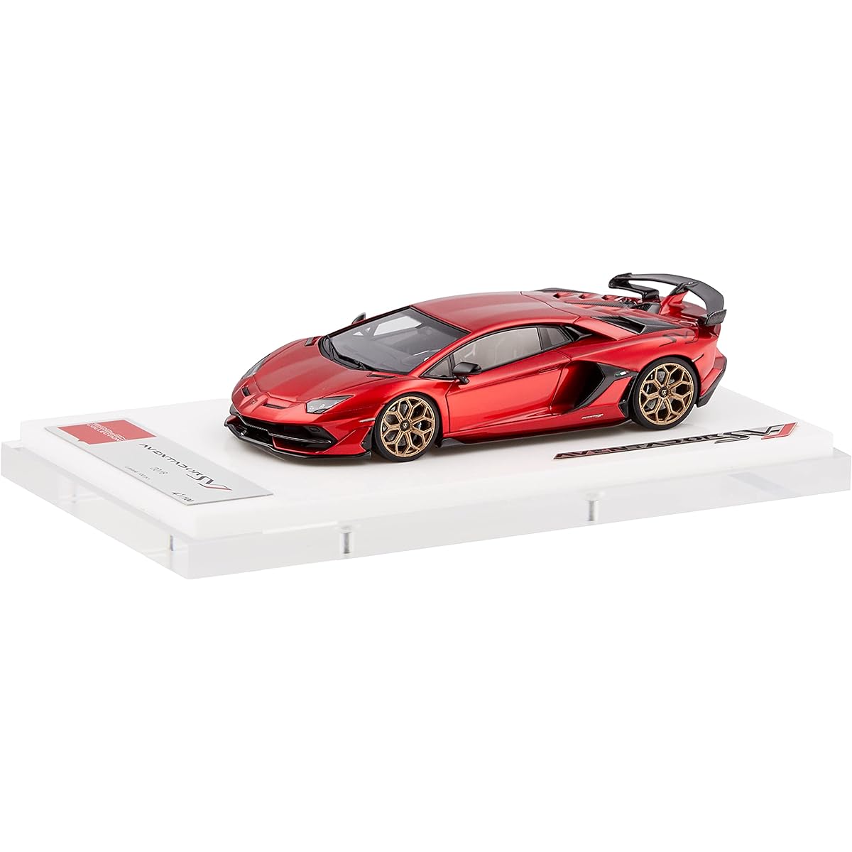 EIDOLON 1/43 Lamborghini Aventador SVJ 2018 Leirion wheel Candy Red Style Package Finished Product