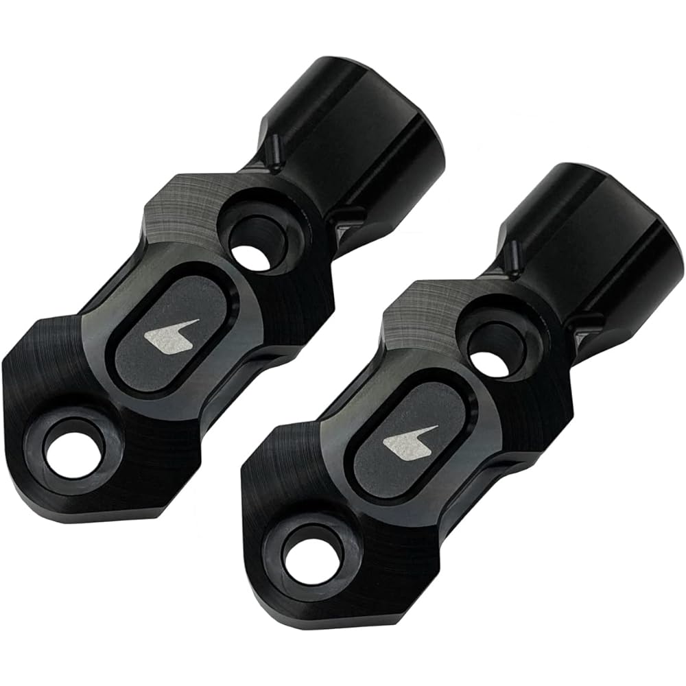 BIKERS Master Cylinder Clamp Z250 Z650 Z900 Mirror Holder Left and Right Set Black BK-K0356-BLK