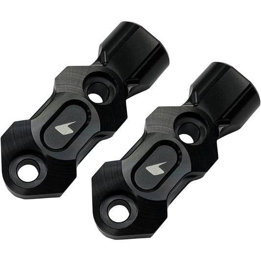 BIKERS Master Cylinder Clamp Z250 Z650 Z900 Mirror Holder Left and Right Set Black BK-K0356-BLK