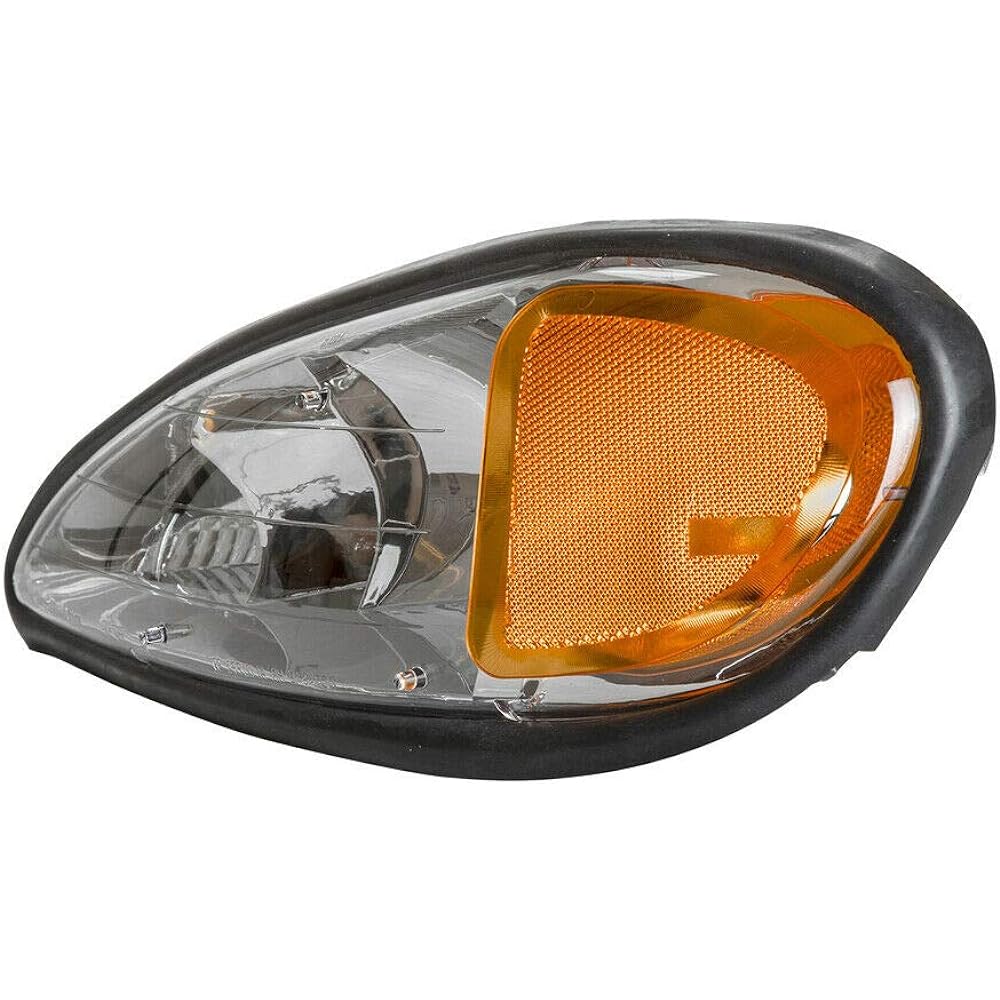APDTY 112504 Headlight headlamp Front left driver 1999-2005 Pontiac GRAND AM (exchanged for 22672207, 16526011, GM2502196)