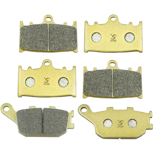 SYUU Motorcycle Replacement Front Rear Brake Pads Suzuki GSF 1200 Bandit 2006 GSX 1250 F 2010 2011 2012 2013 2014 FA158F FA174R