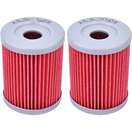 Motorcycle Fuel Filter For Beta Motor 200 Alp 4T 2020 200 Alp 4T 2021-2022 200 Urban Special 2008-2016 Motorcycle Oil Filter (Color : 2pcs Red)