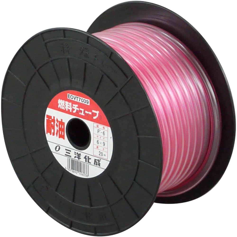 Sanyo Chemical Oil-resistant Fuel Tube 6 x 9mm 20m F-6 20M Pink