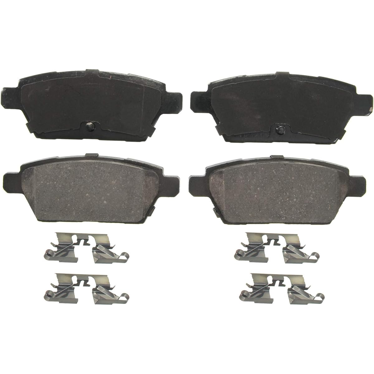 WAGNER QUICKSTOP ZD1161 Ceramic Disc Pad Set Pad Mounting Bracket For afterward seats