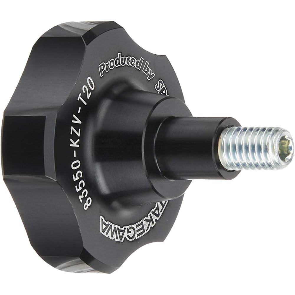 Special Parts Takegawa Side Cover Knob Type 2 Black Super Cub 50/50 Pro/110/110 Pro 09-11-0179