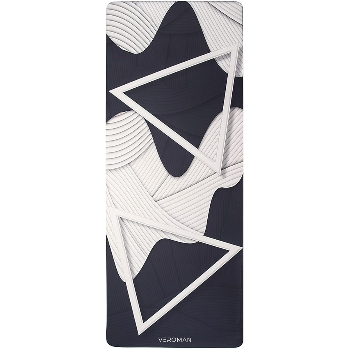 [VeroMan] Yoga Mat Stylish Pattern 5mm Natural Rubber Non-Slip Grip ppi-yogamat1