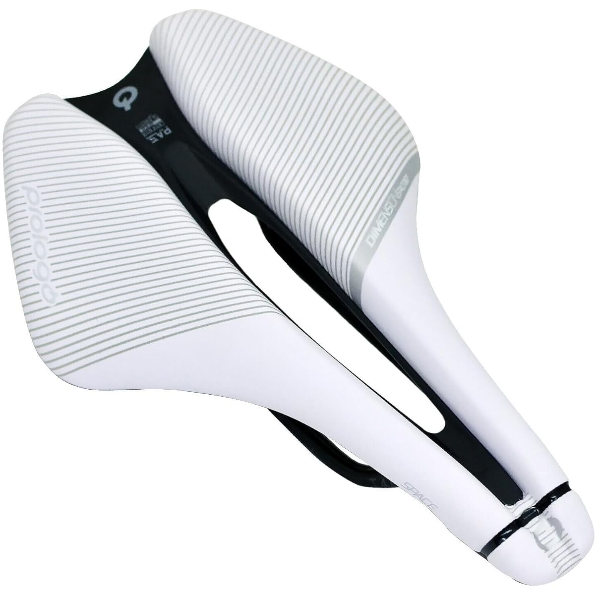 Prologo Dimension Space T4.0 Rail Bicycle Road Triathlon Saddle, White, PR2802