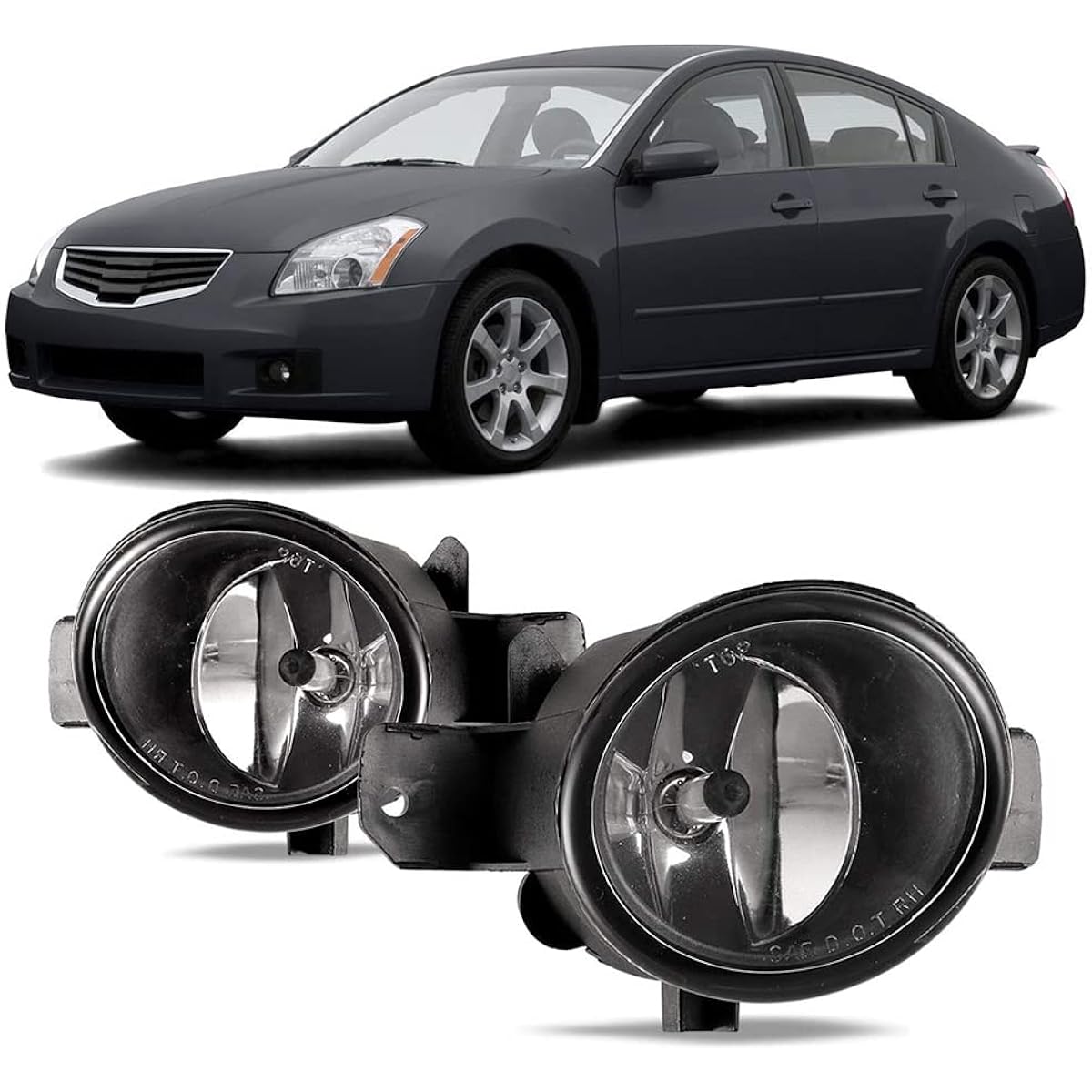 Winjet WJ30 - 0281 - 09 Clear Lens Foglight (Infinity / Nissan)