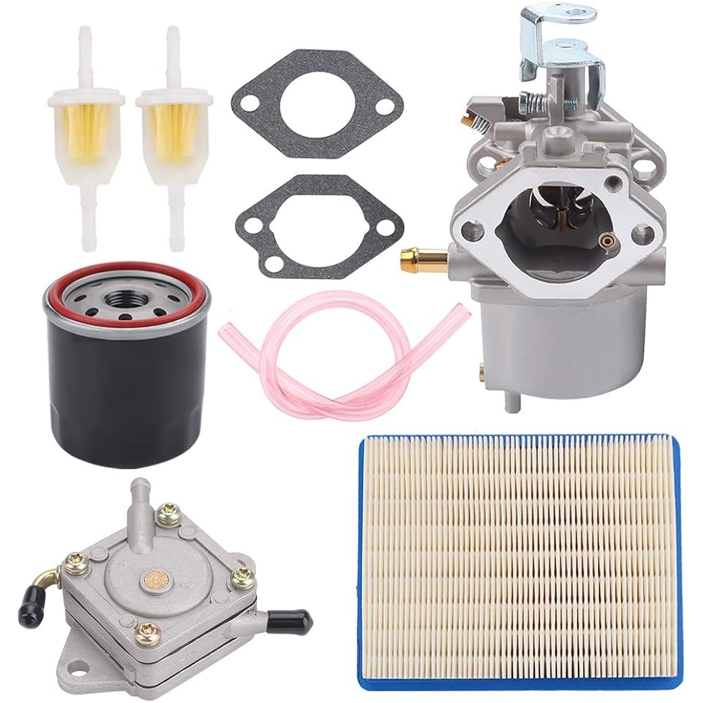 Tvent FE290 Carburetor + 1014523 Fuel Pump Replacement Golf Cart Club Car DS Precedent Turf Carryall Carb 1018056-01 101805601 1019056-01 101905601 1016438 10164333 9 101 6440 1016441 175 61 Since 1998
