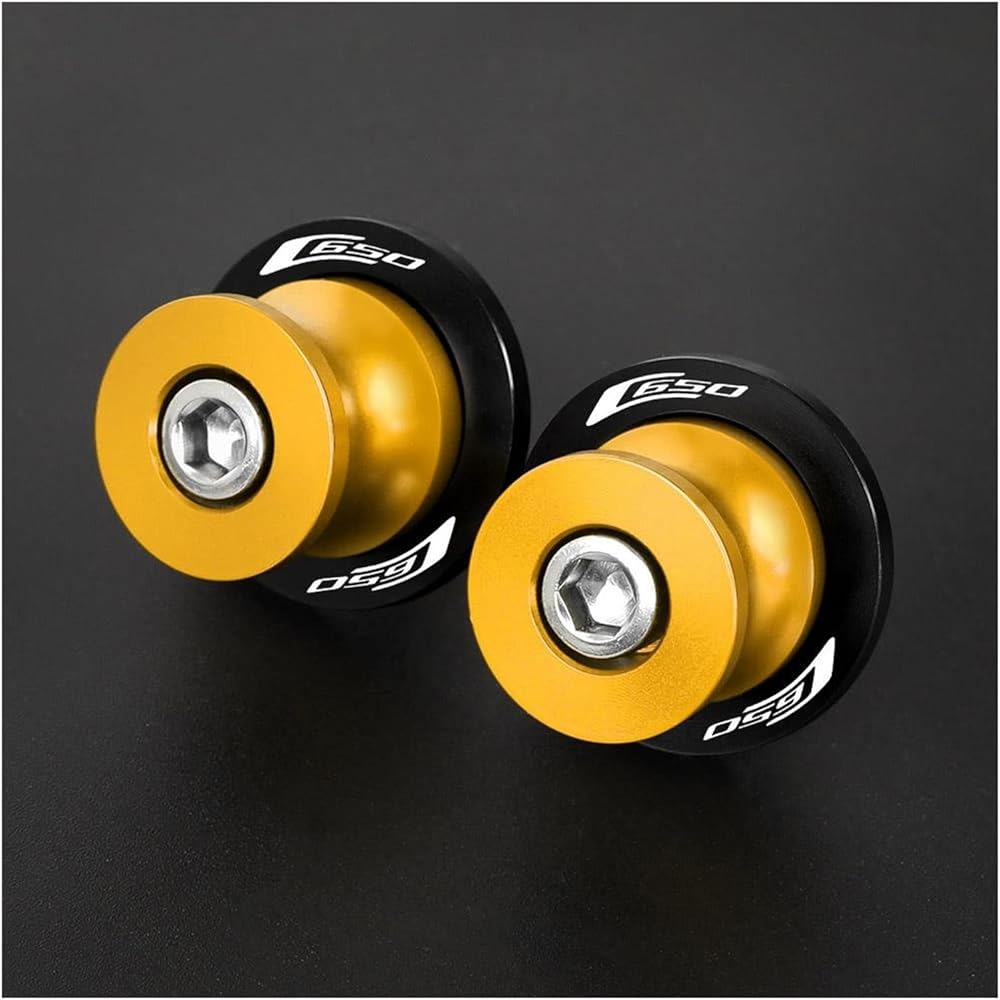 Motorcycle Swingarm Spool Slider FOR C650 C650 M8 2009 2010 2011 2012 2013 2014 Motorcycle Accessories CNC Aluminum Swingarm Spool Slider Rear Stand Screw (Color : C 8MM)