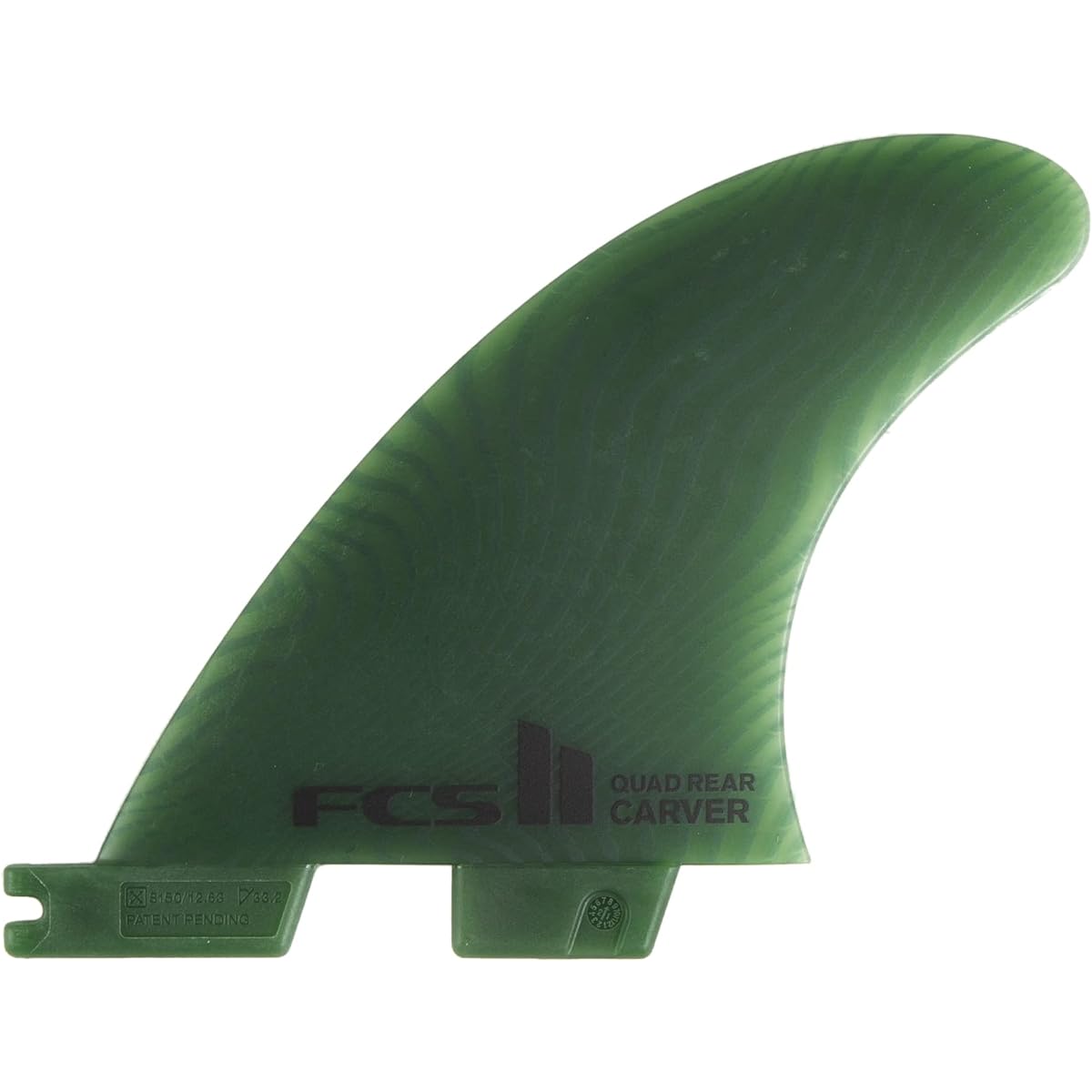 fcs2 fin fcs2 fin CARVER ECO NEO GLASS EcoBlend [Sage] QUAD REAR [Medium] Carver neo glass quad rear 2FIN [Japanese genuine product]