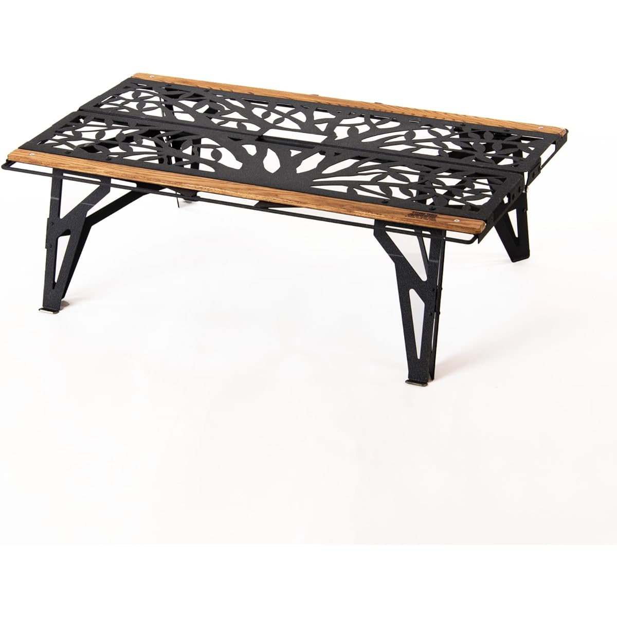 Nature tones Camp Furniture One Hand Cafe Table LONG version OHCT-L-SB Satin Black