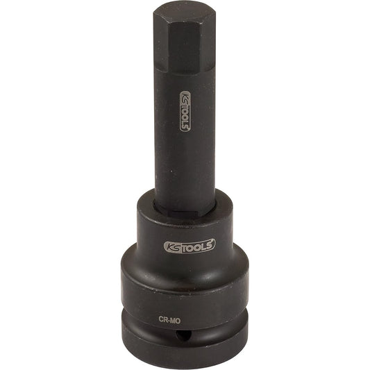 KS TOOLS 1" impact bit socket hexagon long 19mm 450.0492