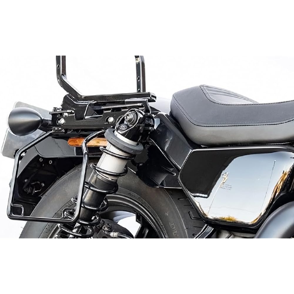 Kijima Saddle Bag Guard All-in-One Type for Right Side Steel Black Finish Harley Night Star (RH975/'22-) HD-07914