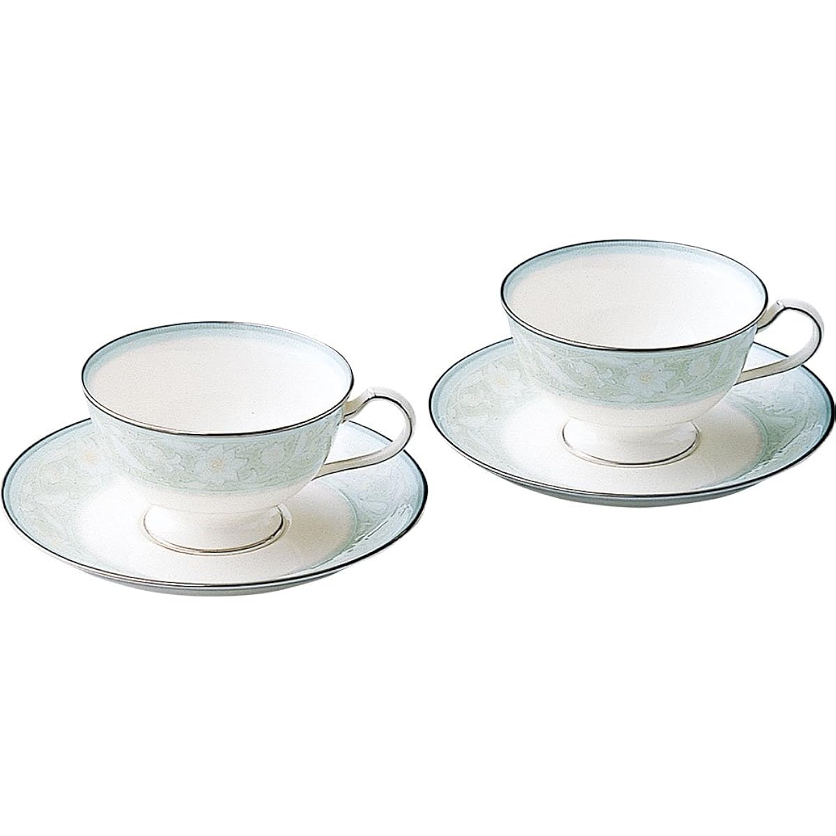 Noritake Cup & Saucer (Pair Set) (Coffee Tea) 190cc Fairmont 2 Bone China P97221/4408