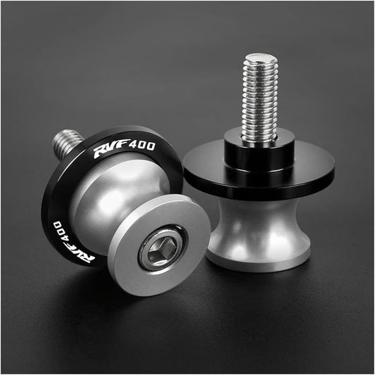 Motorcycle Swingarm Spool Slider FOR RVF400 RVF 400 1994 1995 1996 1997 Motorcycle Accessories CNC Aluminum Swingarm Spool Slider Rear Stand Screw (Color: G 8MM)