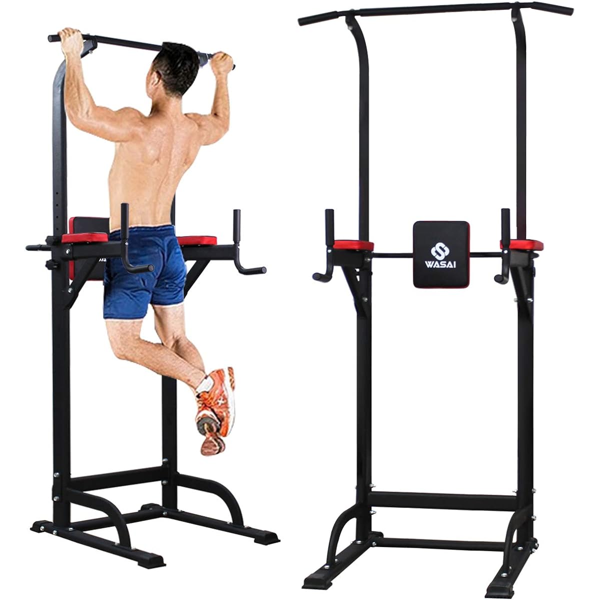 WASAI Hanging Health Equipment Pull-up Machine [Height 218CM] Pull-up Equipment Chinning Stand Kensui Machine Muscle Training BS502