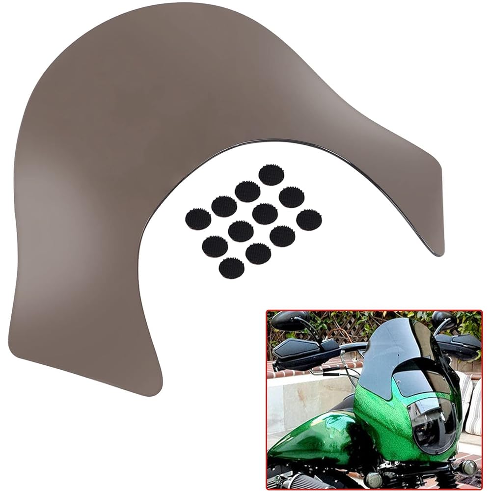 XMMT Smooth Clip Fairing Wind Screen Harley Dyna Sportster Softail compatible