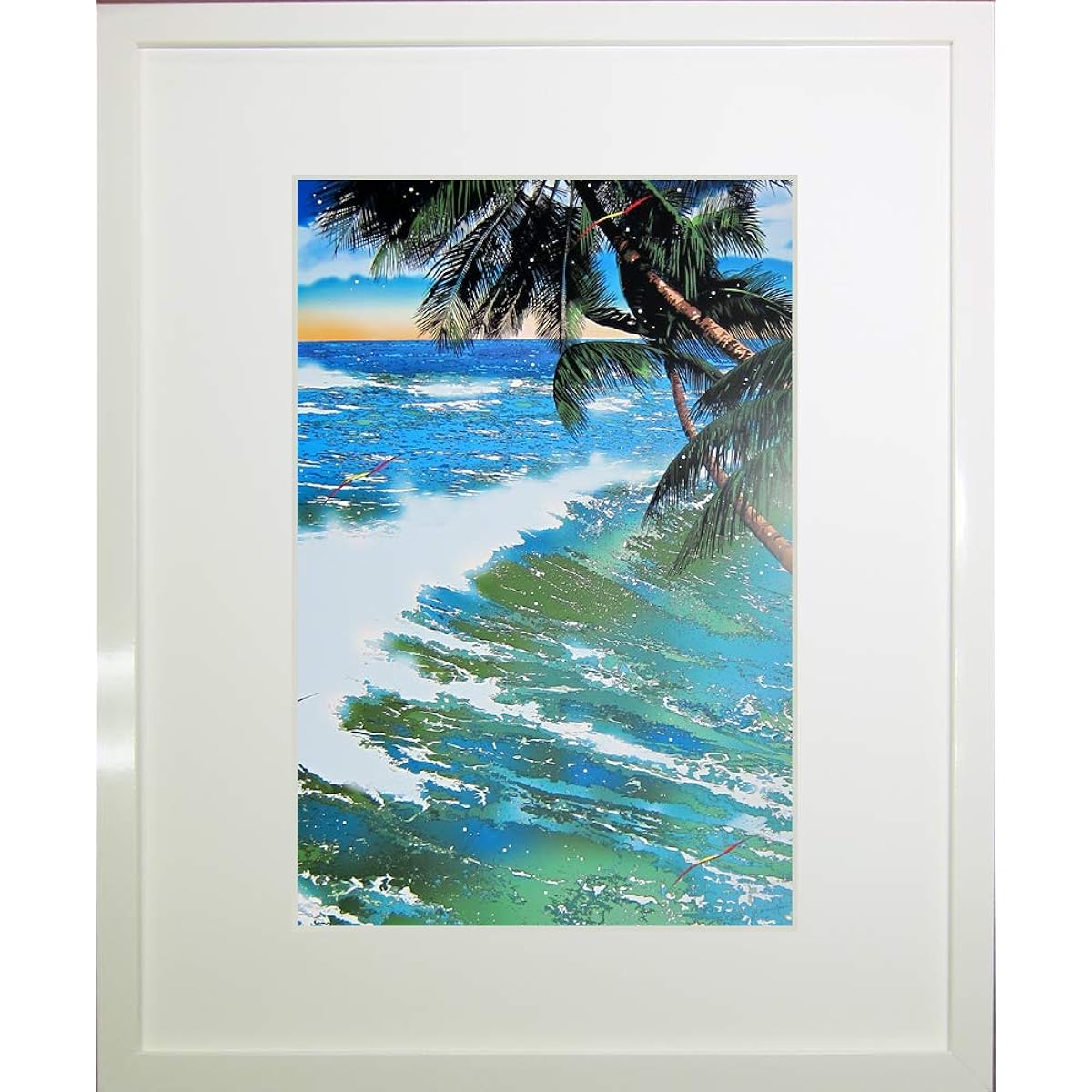 Hideto Suzuki◆[One day I will return to the sea]◆Art print◆Framed 53x43cm◆