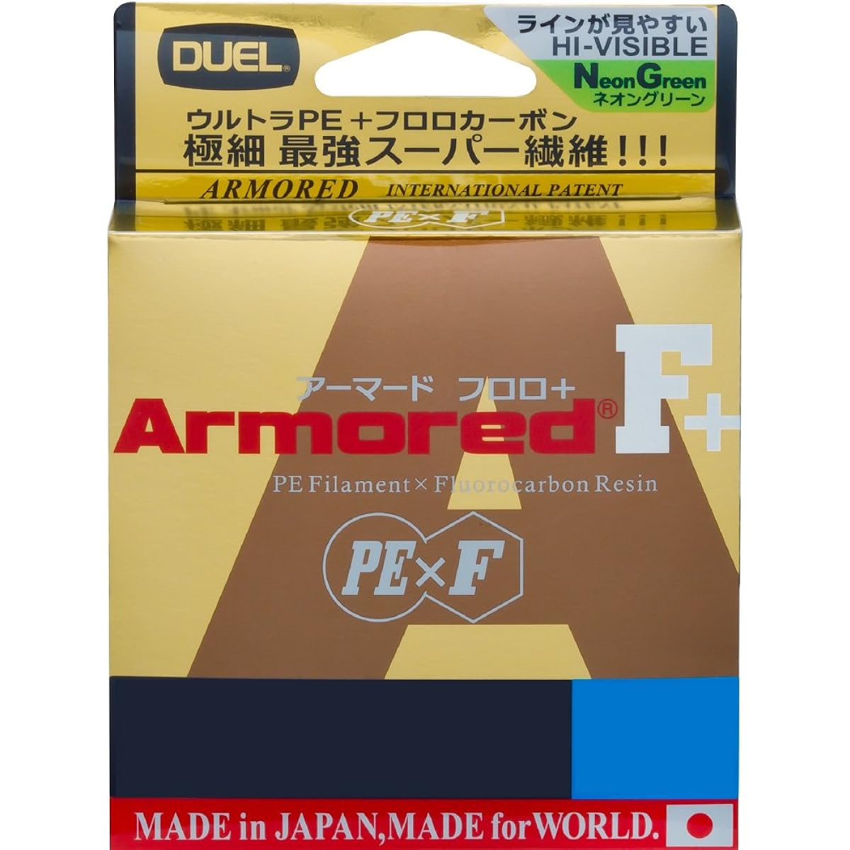 DUEL PE Line Fishing Line Armored F+ [Line Fishing Line Fishing Tackle High Strength High Sensitivity]