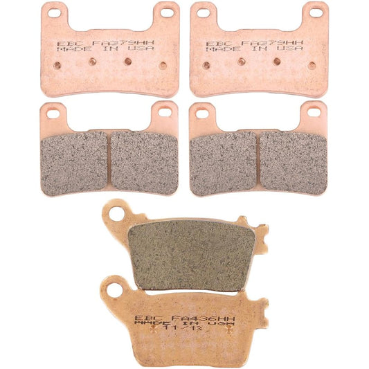 EBC brake EBPCK1002 Complete Double H Sit Brake Pad replacement kit