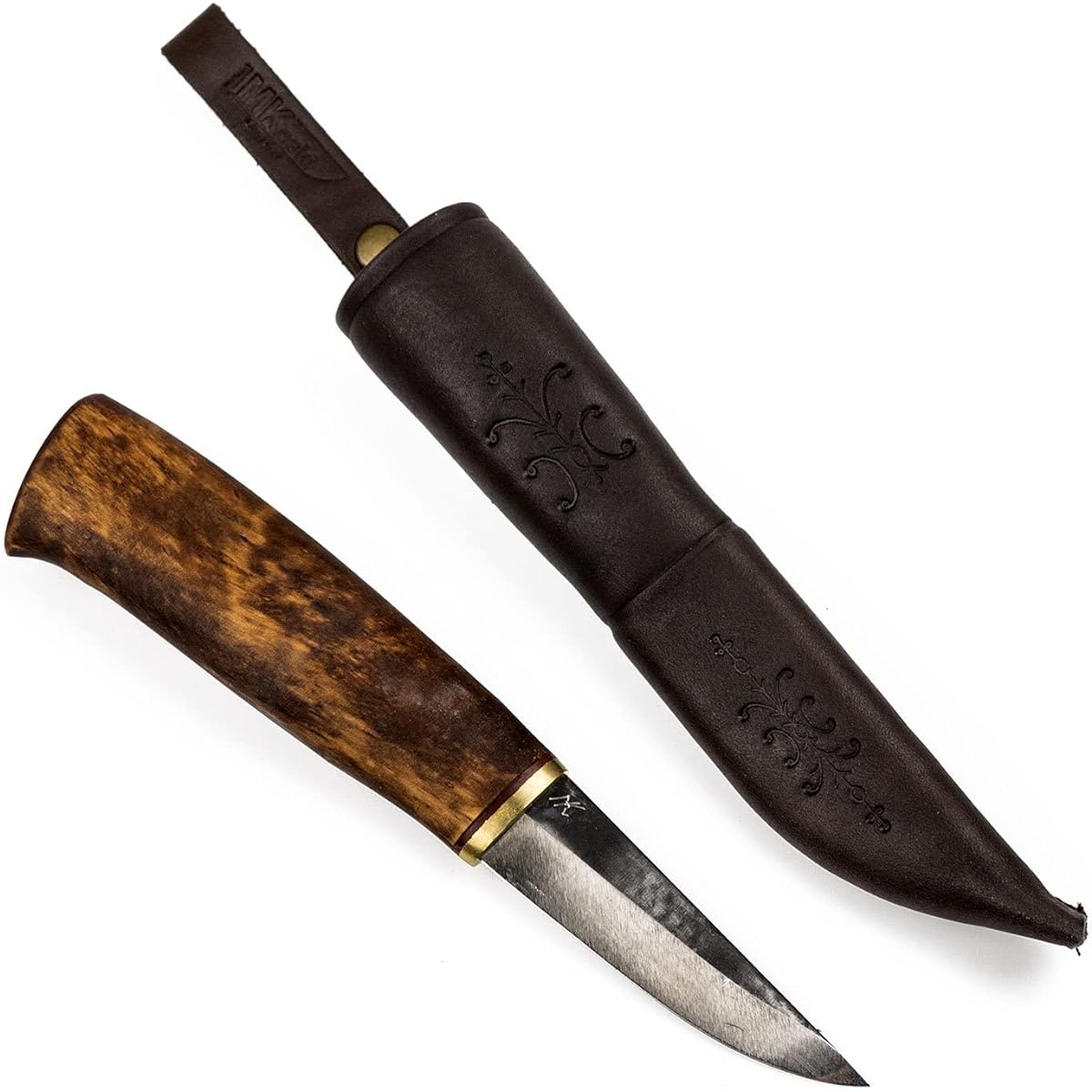 Kauhavan Puukko Paja Scandinavian Outdoor Knife Kauhavan Puukko Paja Moutvisa 80#207 Brown 03-01-paja-0008
