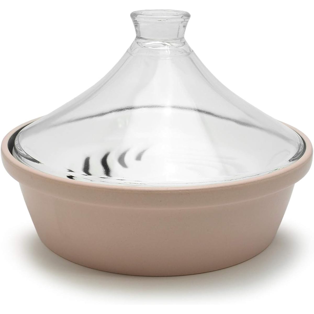 TAMAKI Ceraque Steamer Glass Lid L Pink T-696484