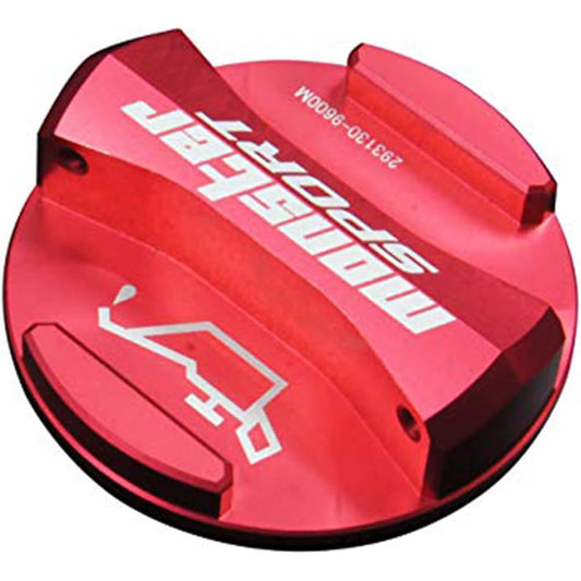 MONSTER SPORT Racing Oil Filler Cap One Touch Type Red Anodized R06A/K10C Turbo/K12B Dual Jet Specification/K12C Only 293130-9600M