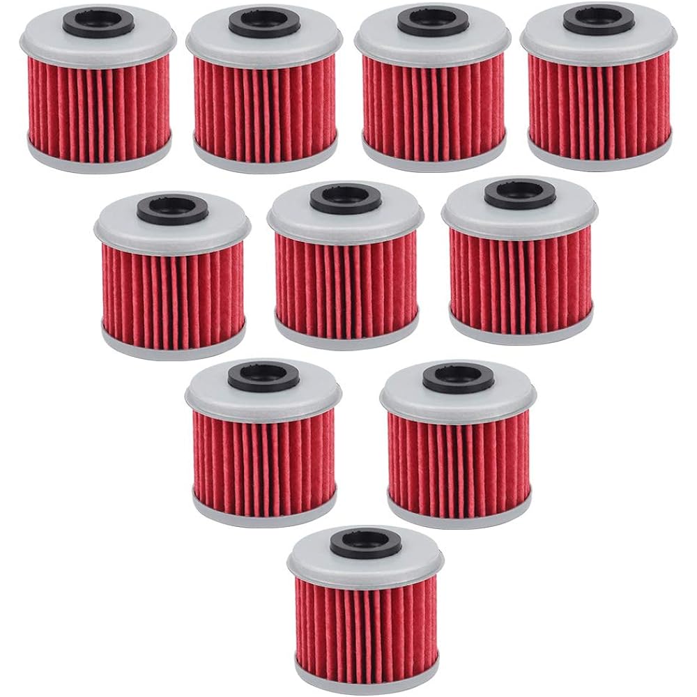 Tvent 116 HF116 Oil Filter CRF150R CRF250R CRF250X CRF450R CRF450X Motorcycle ATV Parts (Pack of 10)