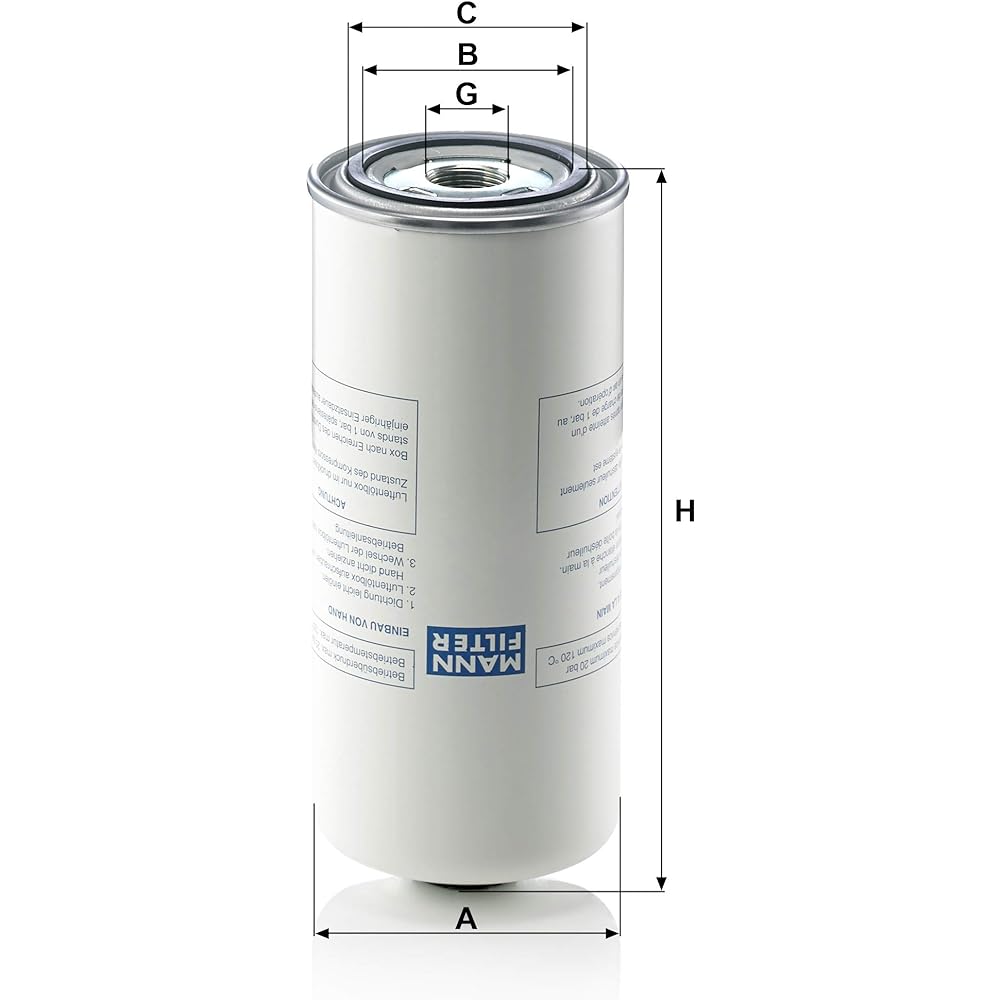 MANN-FILTER LB962/2 Filter compressed air system