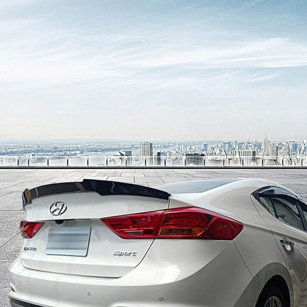 Optimal CO Gloss Black Rank Duck Bills Poiler Wing HYUNDAI ELANTRA 2015-2018 AD/AVANTE SELUEL VALUE EDITION ECO LIMITED SPORT 2016