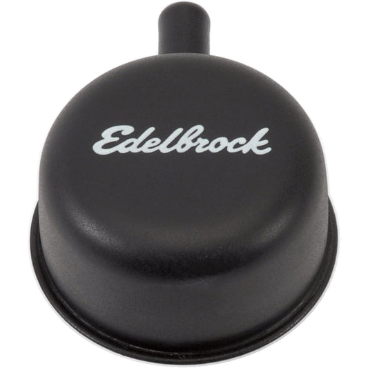 EDELBOCK 4413 Valve cover breezer round 2.25 inch height 90 degrees PVC port