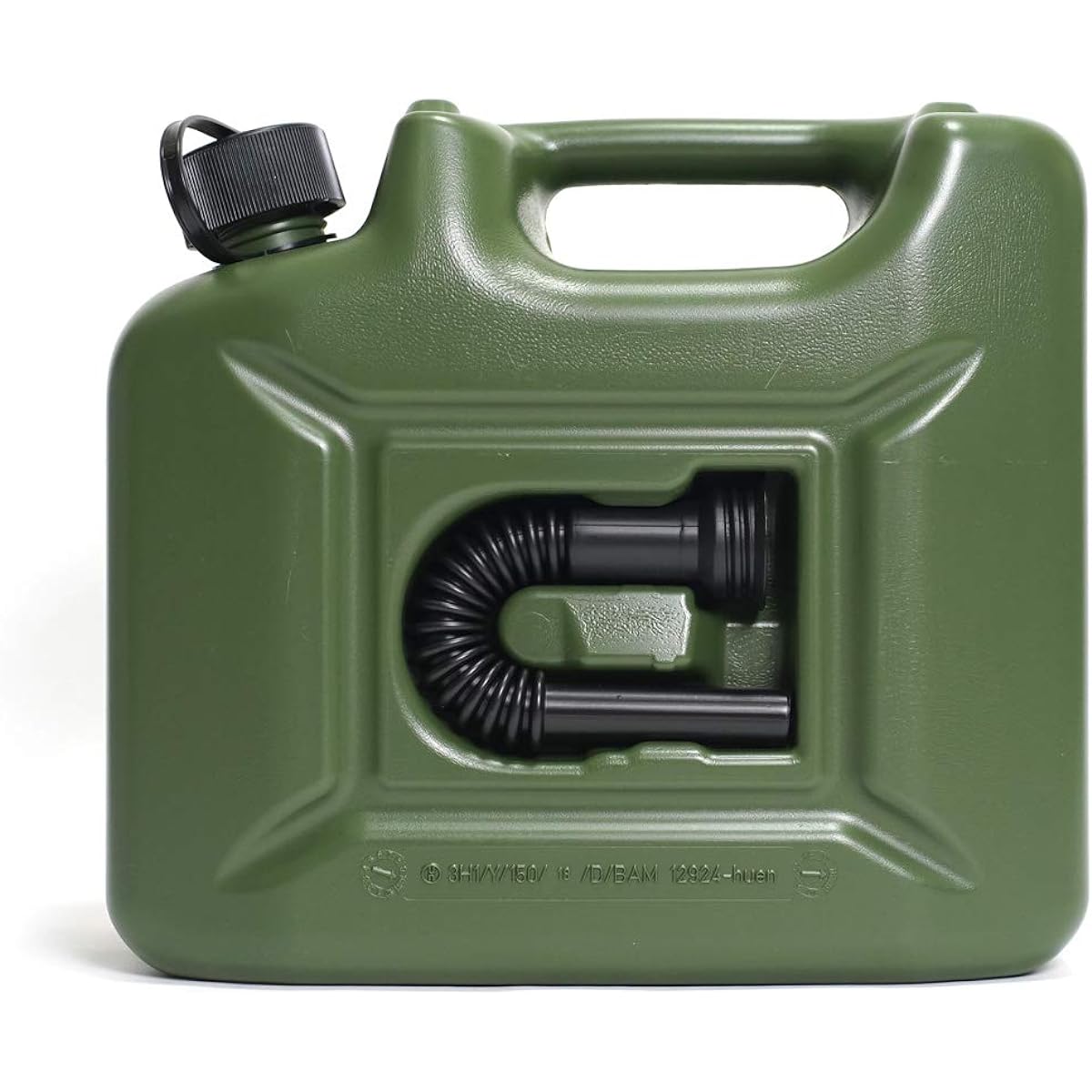 Hunersdorff Fuel Tank Water Tank Reliable Genuine Polytank Fuel Campro 10L Fuel White Gasoline Kerosene Tank Canister Camping