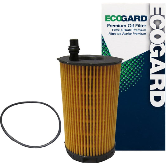 ECOGARD X5843 Premium Cartridge Engine Oil Filter For conventional oil Audi A8 QUATTRO 4.2L 2007-2012, S5 4.2L 2008-2012, Q7 4.2L 2007-2010, R8 5.2L 2010-2018 015