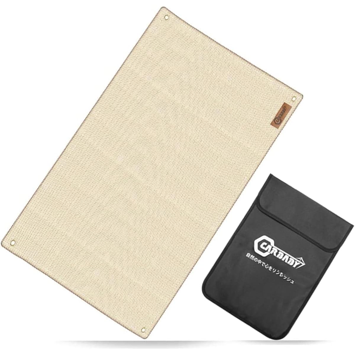 Bonfire Sheet, Fireproof, Heat Resistant, Flame Retardant, Welded, Glass Fiber, Wood Stove, Barbecue Stove, Storage Bag Included