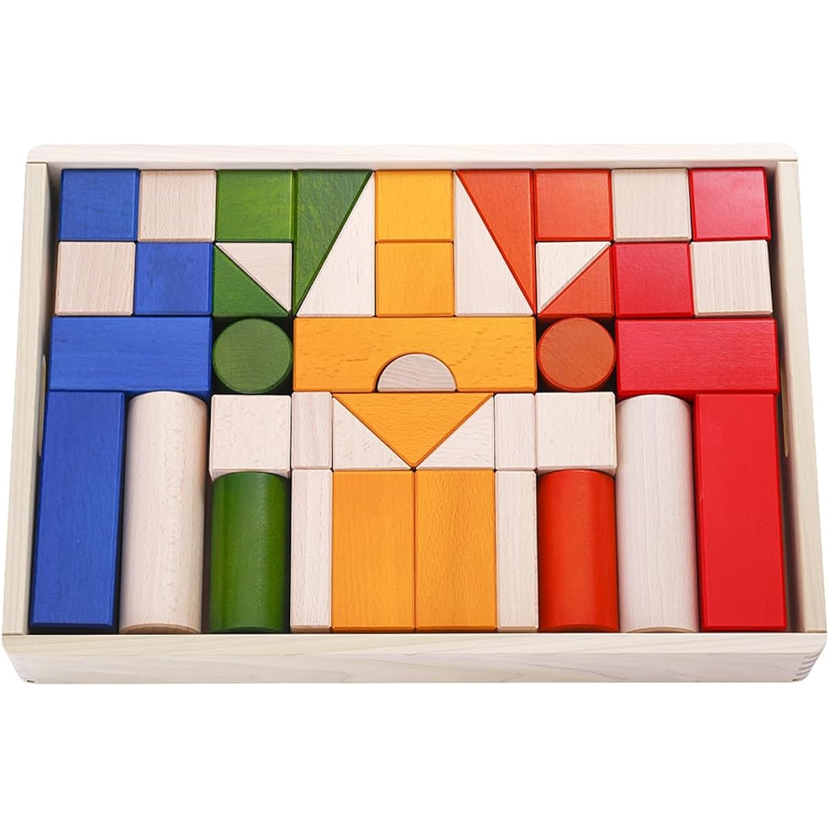 BorneLund Original Original Building Blocks Color [Building Blocks Included] Around 1 Year Old BZID001