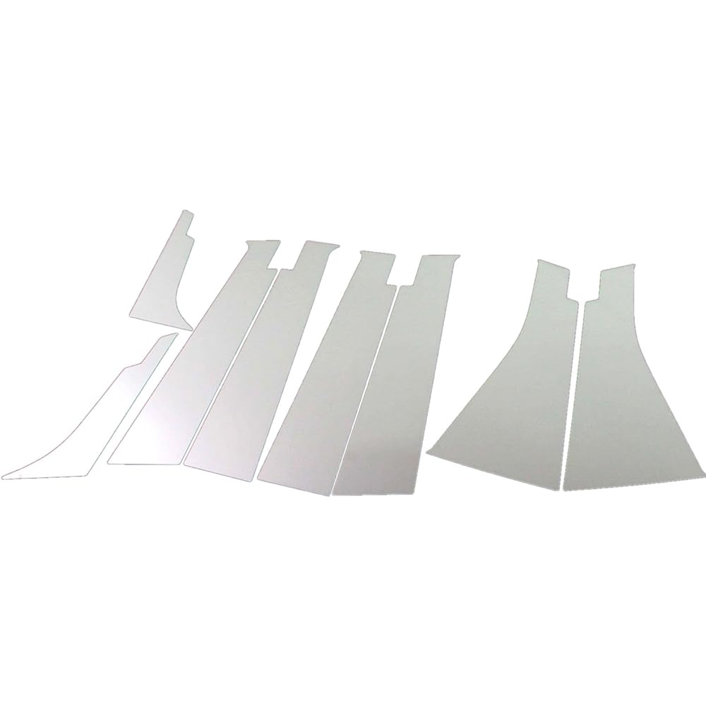 BRIGHTZ Note E12 NE12 Super Mirror Stainless Steel Plated Pillar Panel Visor Useful 8PC [PIL-SIL-270] E NE 12 15083