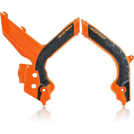 Acerbis X grip frame guard (16 orange/black) 19-22 for KTM 250SXF