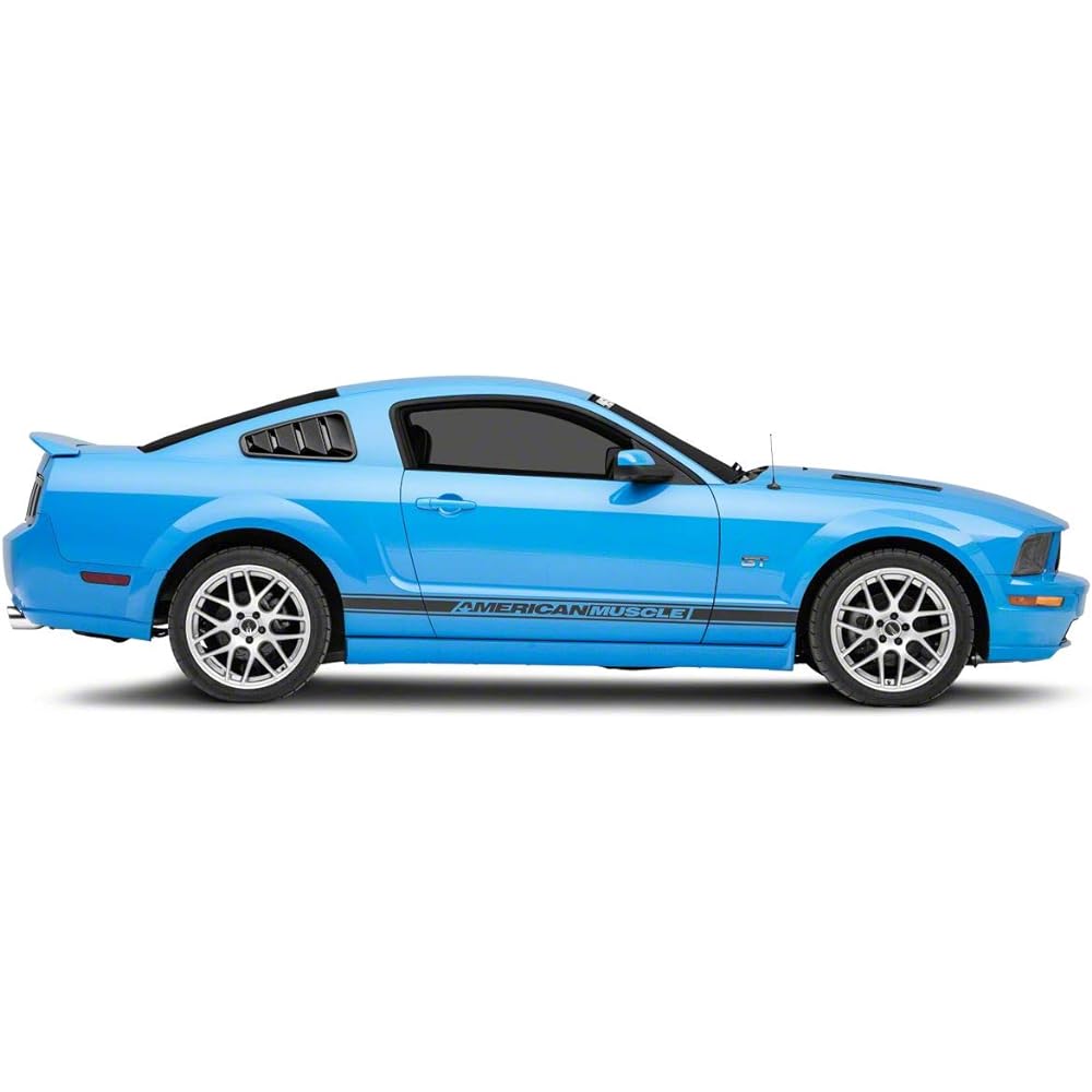 SPEEDFORM Quarter Wind Wrever Gloss Black 05-09 Mustang Coupe compatible