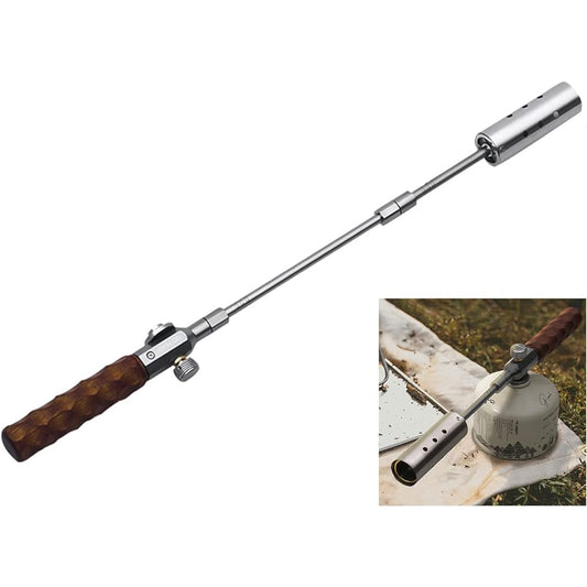 GOPEAK Gas Torch Switch Jet Burner, Powerful, Windproof Burner, Can Use for CB Cans and OD Cans, CB Can Adapter Included