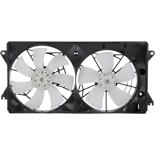 TYC 621350 Toyota replacement radiator/condenser cooling fan alignment